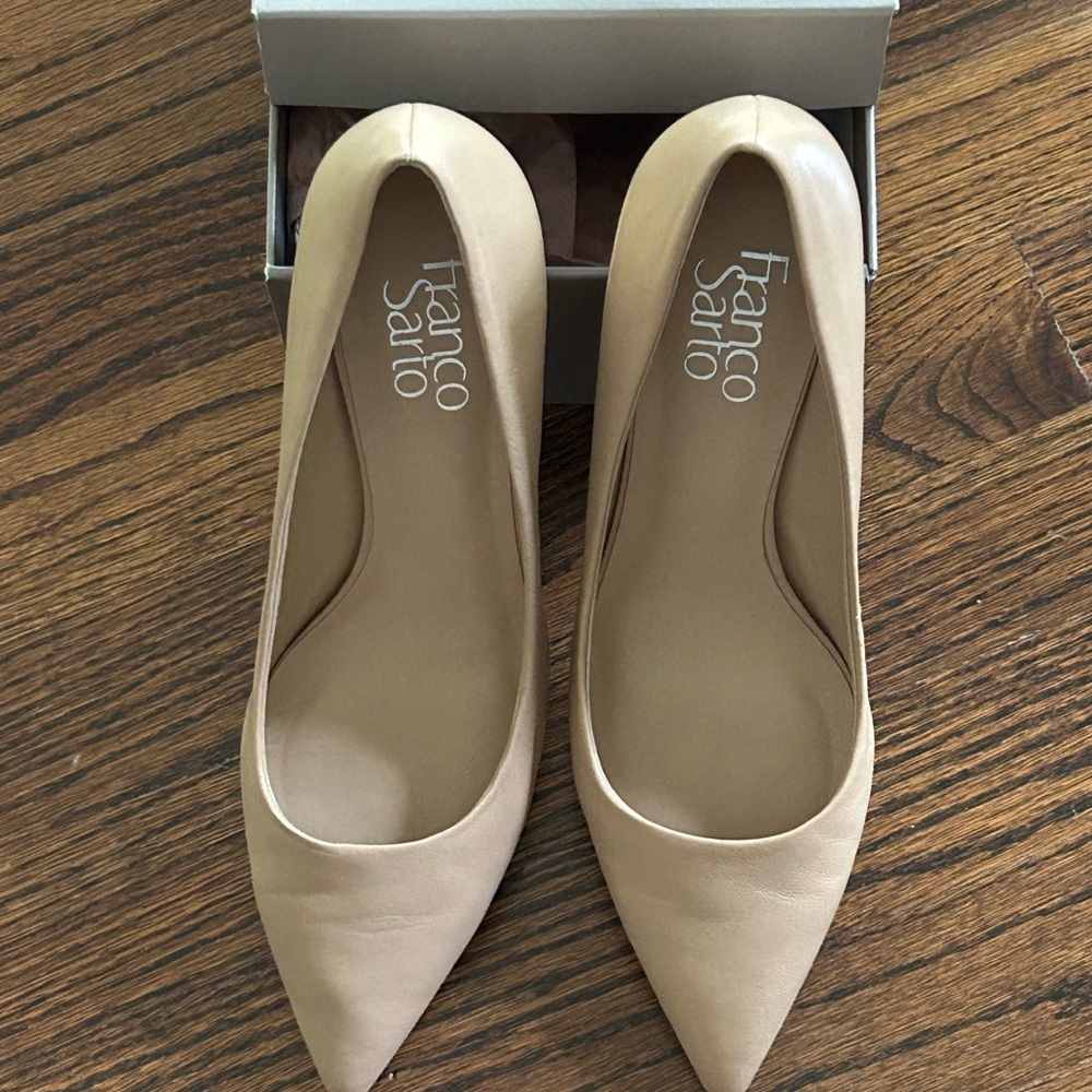 Franco Sarto Beige Heels
